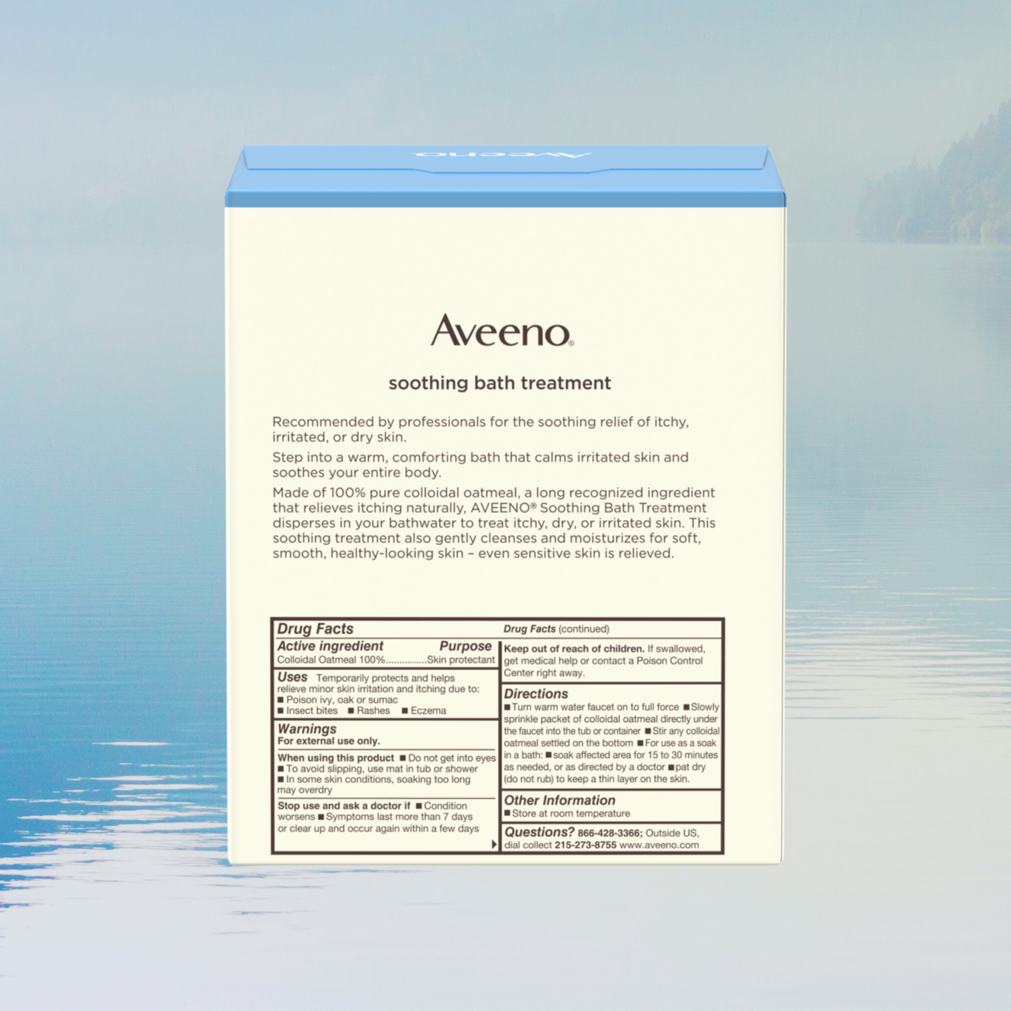 Aveeno's Soothing Oatmeal Bath Treatment For Itchy, Dry Skin
