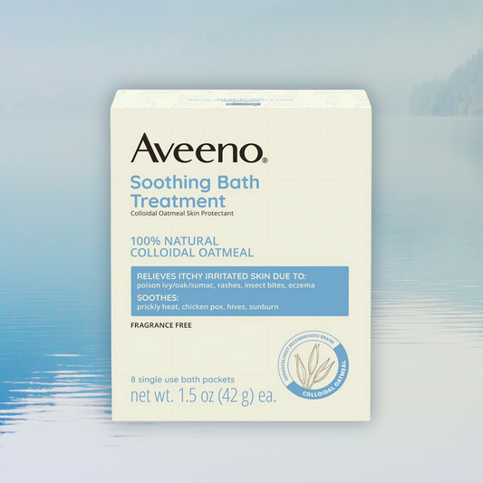 Aveeno's Soothing Oatmeal Bath Treatment For Itchy, Dry Skin